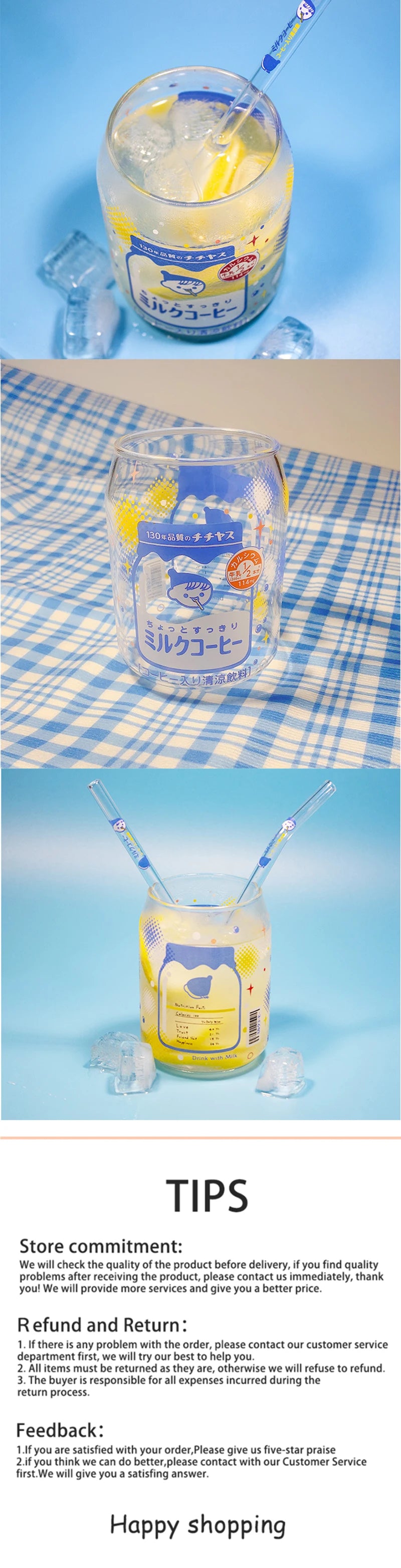 Cartoon Can Glass Cup